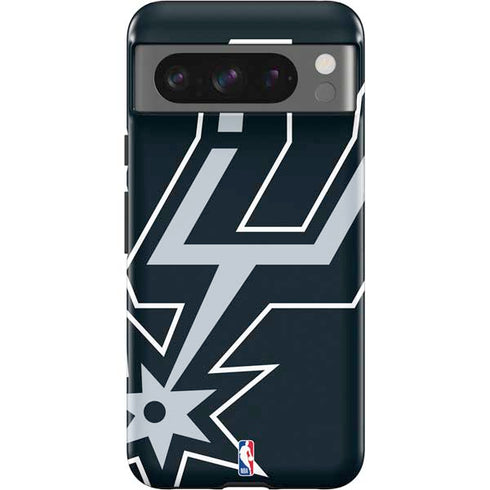 NBA San Antonio Spurs Large Logo Google Pixel 8 Pro Impact Case